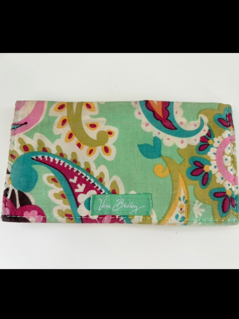 Vera Bradley Tutti Frutti Paisley Checkbook Holder